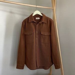 The Maritime Shirt Jacket: Rust